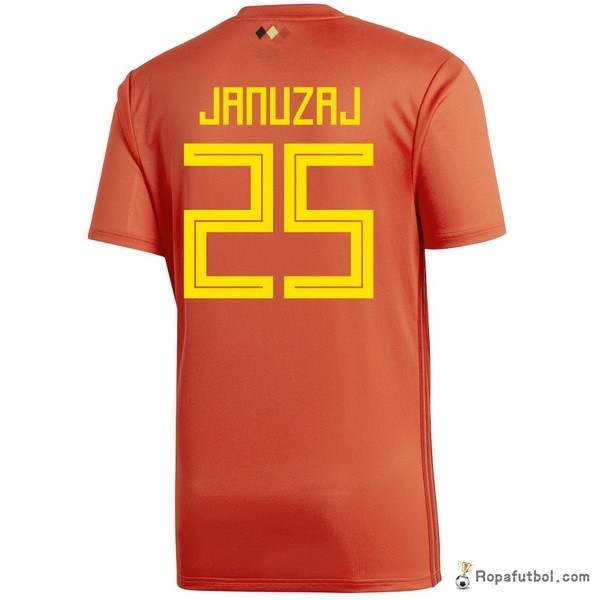 Camiseta Belgica Replica Primera Ropa Januzaj 2018 Rojo